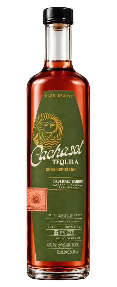 Cachasol Cabernet Barrel Rosa Reposado bottle, 42% ABV, 500 ml, NOM 1522