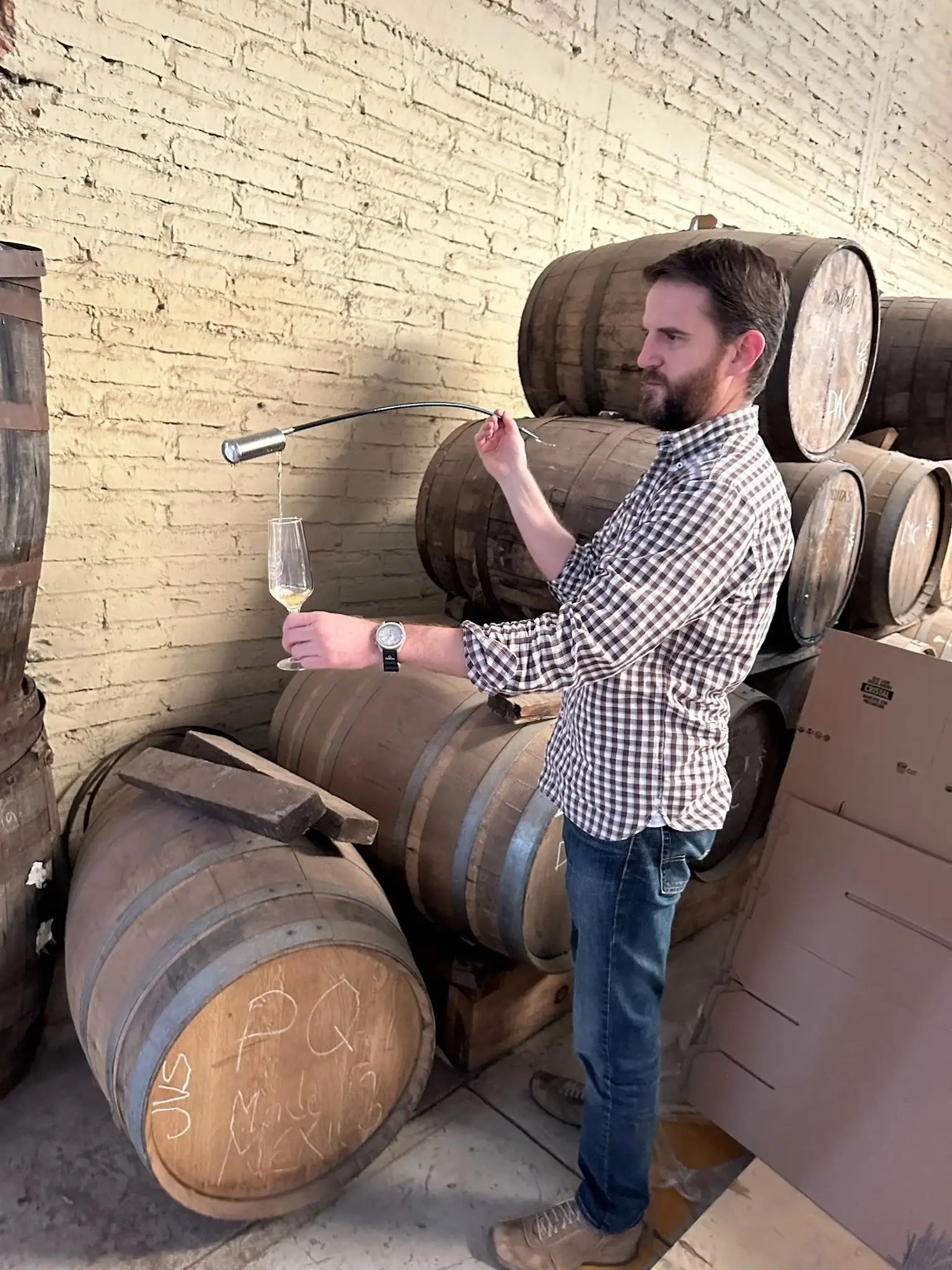 Jaime Villalobos Sauza, Master Distiller at Hacienda de Oro NOM 1522 for Cachasol Tequila